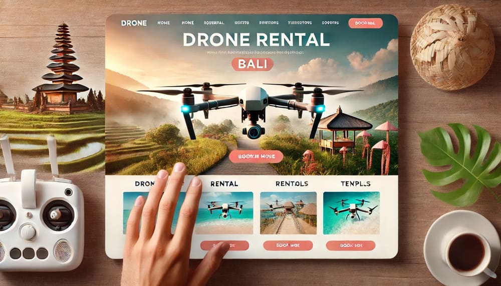 Is Your Drone Gathering Dust? Create Your Own Rental Website in Bali!